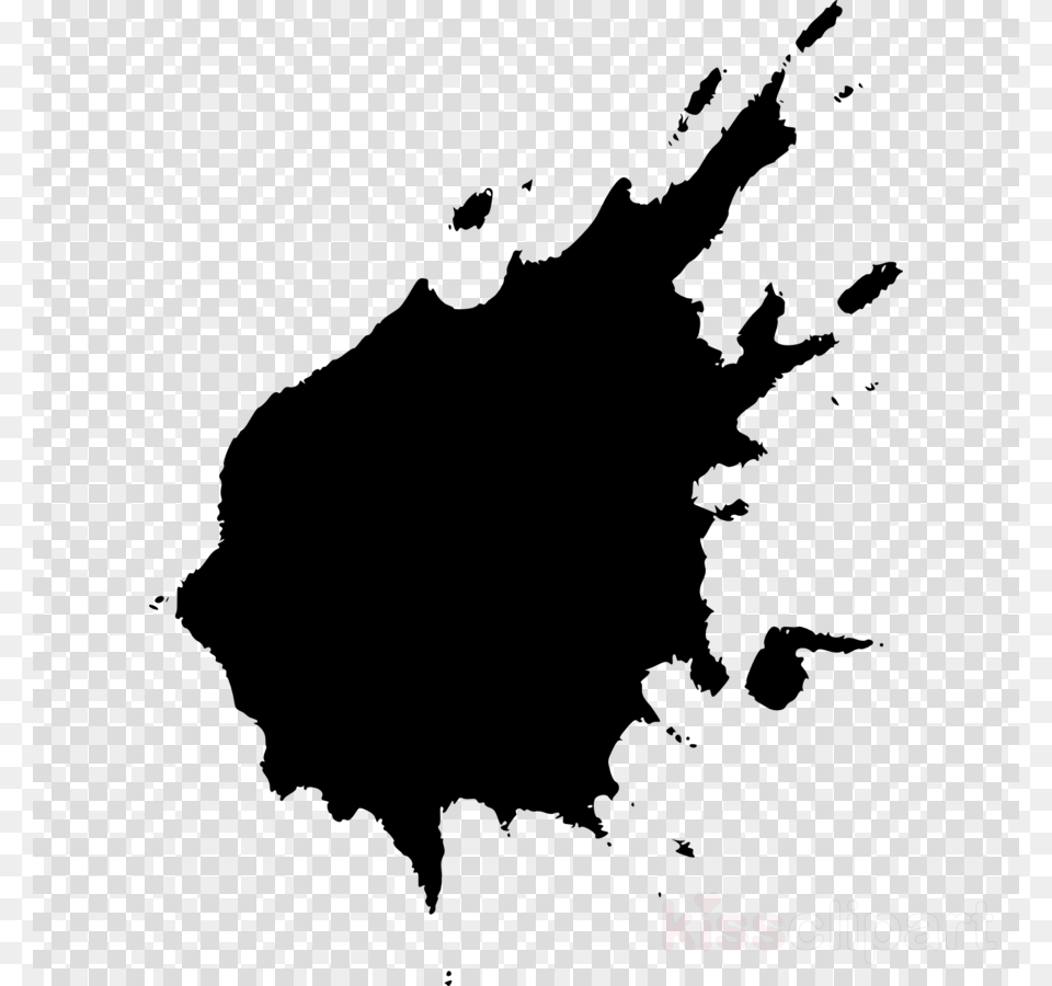 Paint Splatter Black, Stain, Animal, Mammal, Tiger Png