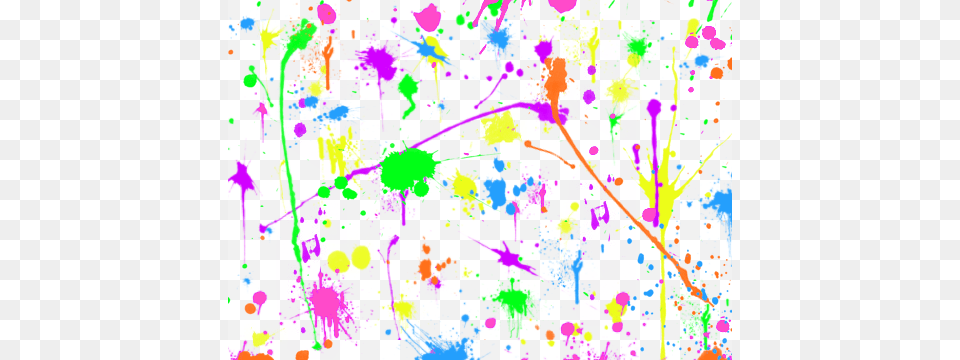 Paint Splatter Border Download Neon Paint Splatter, Art, Modern Art, Graphics, Paper Free Png