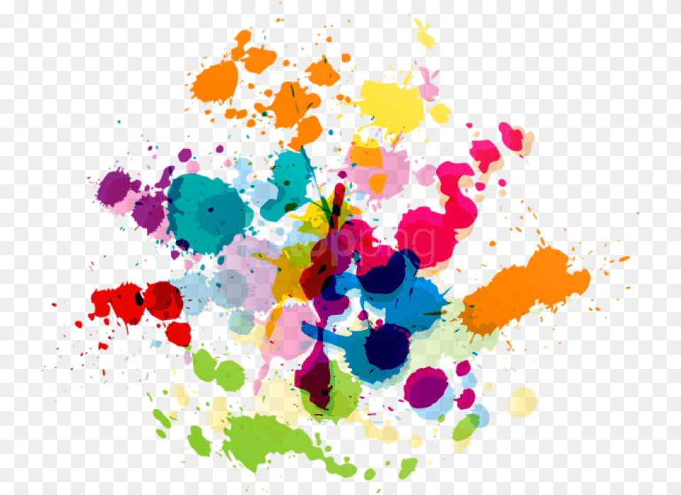 Paint Splatter No Background, Art, Graphics, Modern Art Png Image