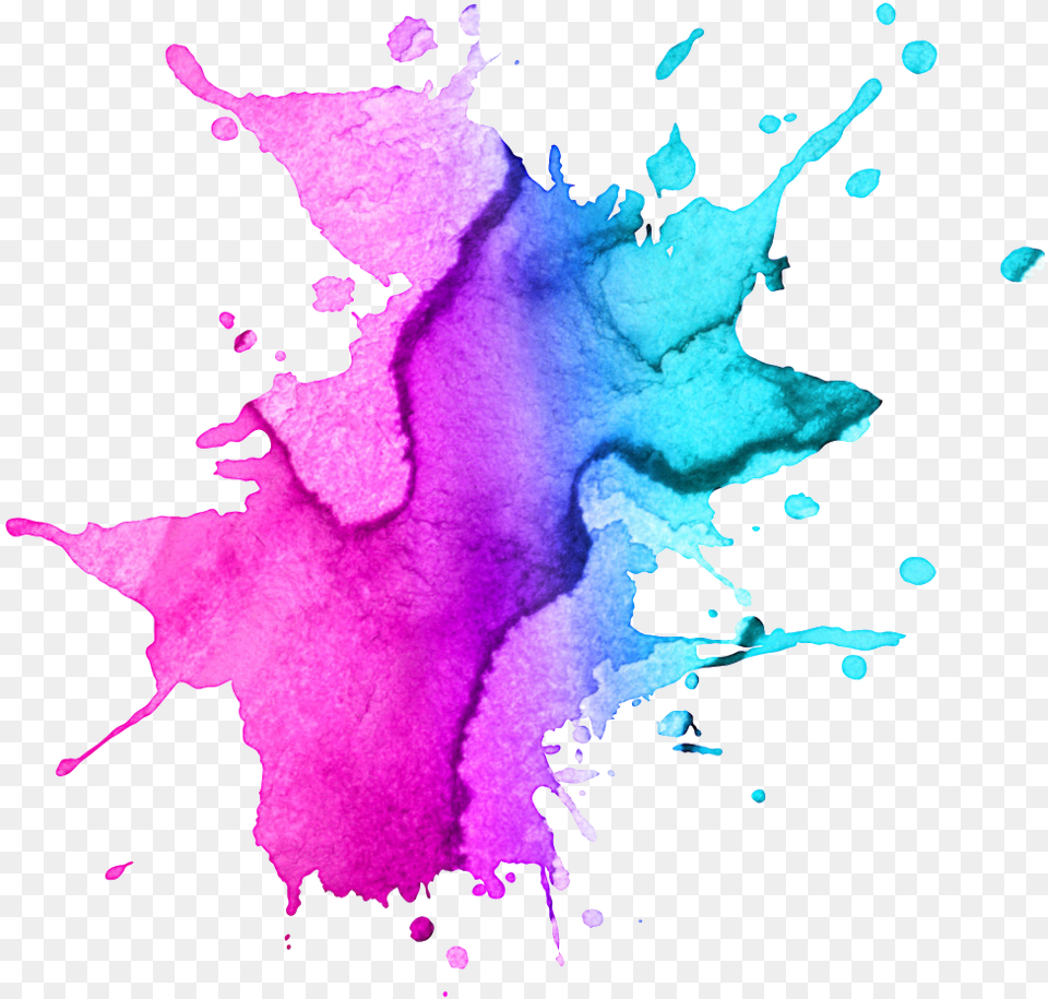 Paint Splatter Pink Blue Brightfreetoedit Pink And Purple Splatter, Stain, Person, Art, Graphics Png