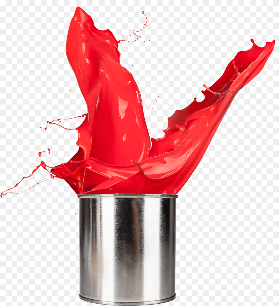 Paint Splatter Red Paint Bucket, Food, Ketchup, Smoke Pipe Free Png Download