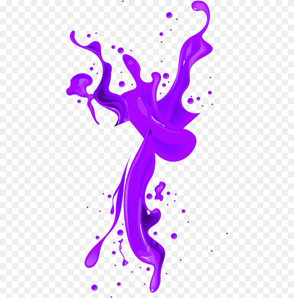 Paint Splatter Splash Purple Nail Polish Splash, Art, Graphics, Smoke Free Png