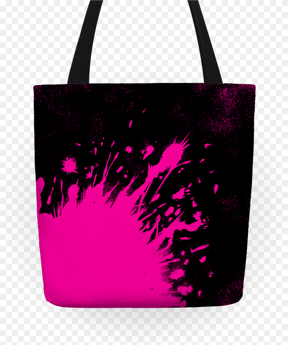 Paint Splatter Totes Lookhuman Tote Bag, Accessories, Handbag, Tote Bag, Purse Free Png