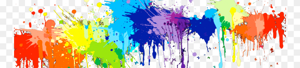 Paint Splatters, Art, Graphics, Modern Art Png Image
