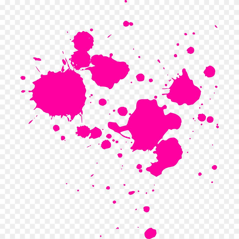 Paint Spot Splat Splatter Art Spray Water Color Colorfu Black Paint Splatter Vector, Purple, Stain, Baby, Person Png Image