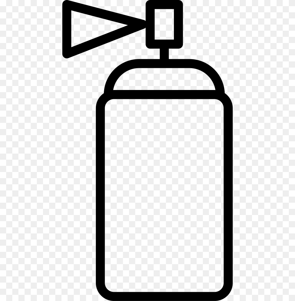 Paint Spray Can Outline Icon, Cylinder, Jar Free Transparent Png