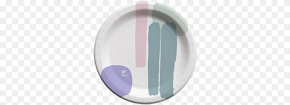 Paint Stroke 10quot Paper Plate Circle, Art, Dish, Food, Meal Free Transparent Png