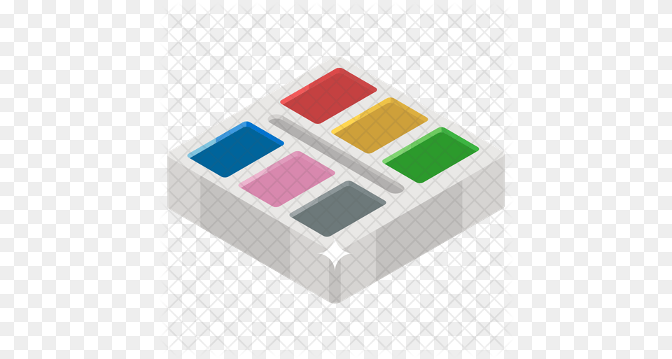 Paint Swatch Icon Horizontal, Paint Container, Palette Free Transparent Png