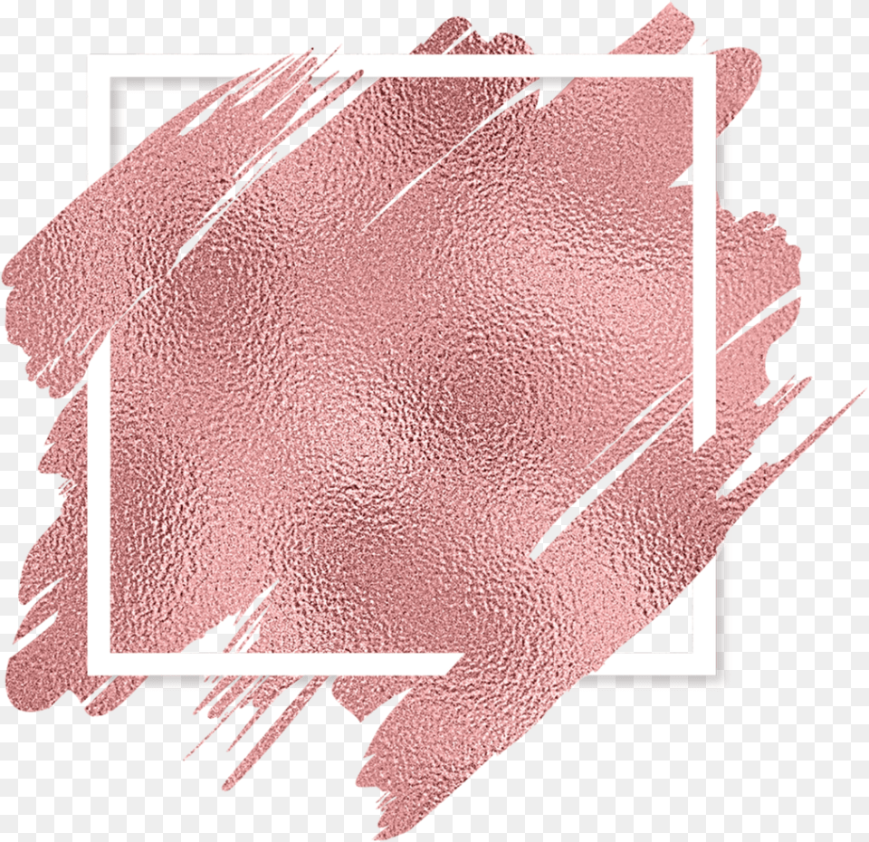 Paint Texture Square Pink Coral Shadows Tiktokstickers Rose Gold Background Brush Stroke, Art, Electronics, Hardware, Stain Free Png