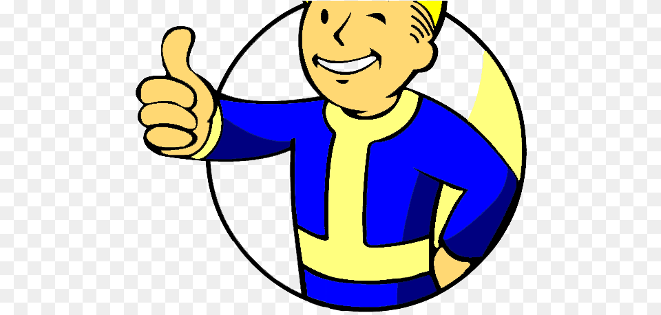 Paint Vault Boy Fallout Logo, Body Part, Finger, Hand, Person Png