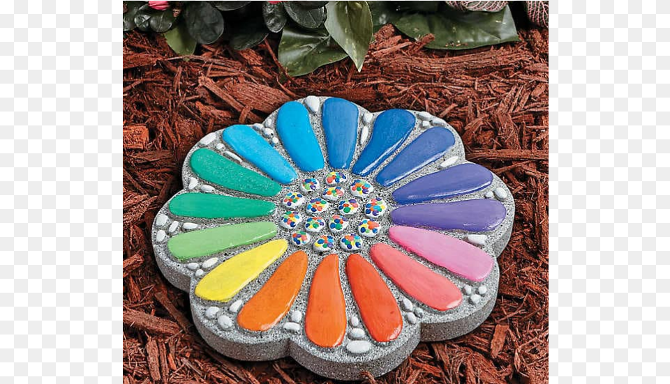 Paint Your Own Stepping Stone Flower By Mindware Floral Design, Art Png Image