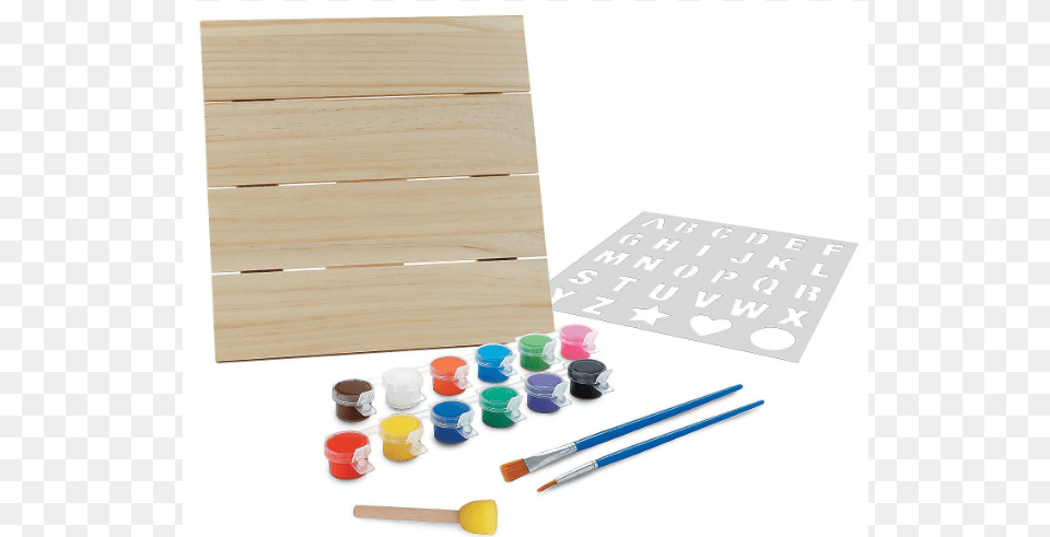 Paint Your Own Wood Pallet Sign, Paint Container, Brush, Device, Tool Png Image