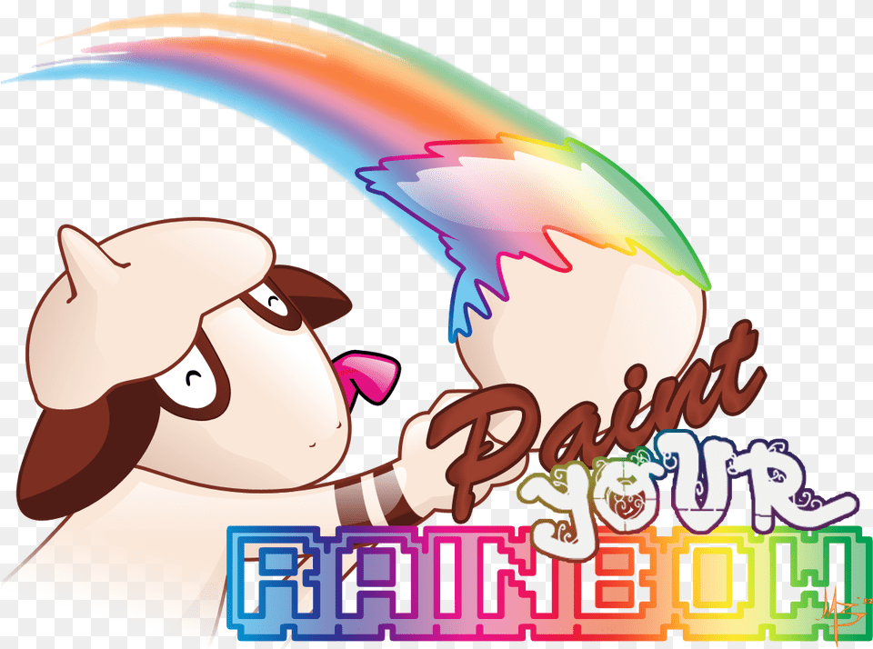 Paint Your Rainbow, Art, Graphics Png