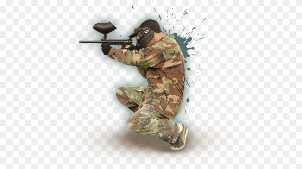Paintball At Its Best Paintball Player, Person, Adult, Male, Man Free Transparent Png
