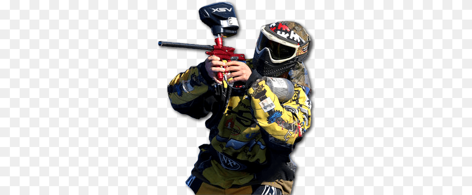 Paintball Grancaventura Paintball Player, Person, People, Helmet Png