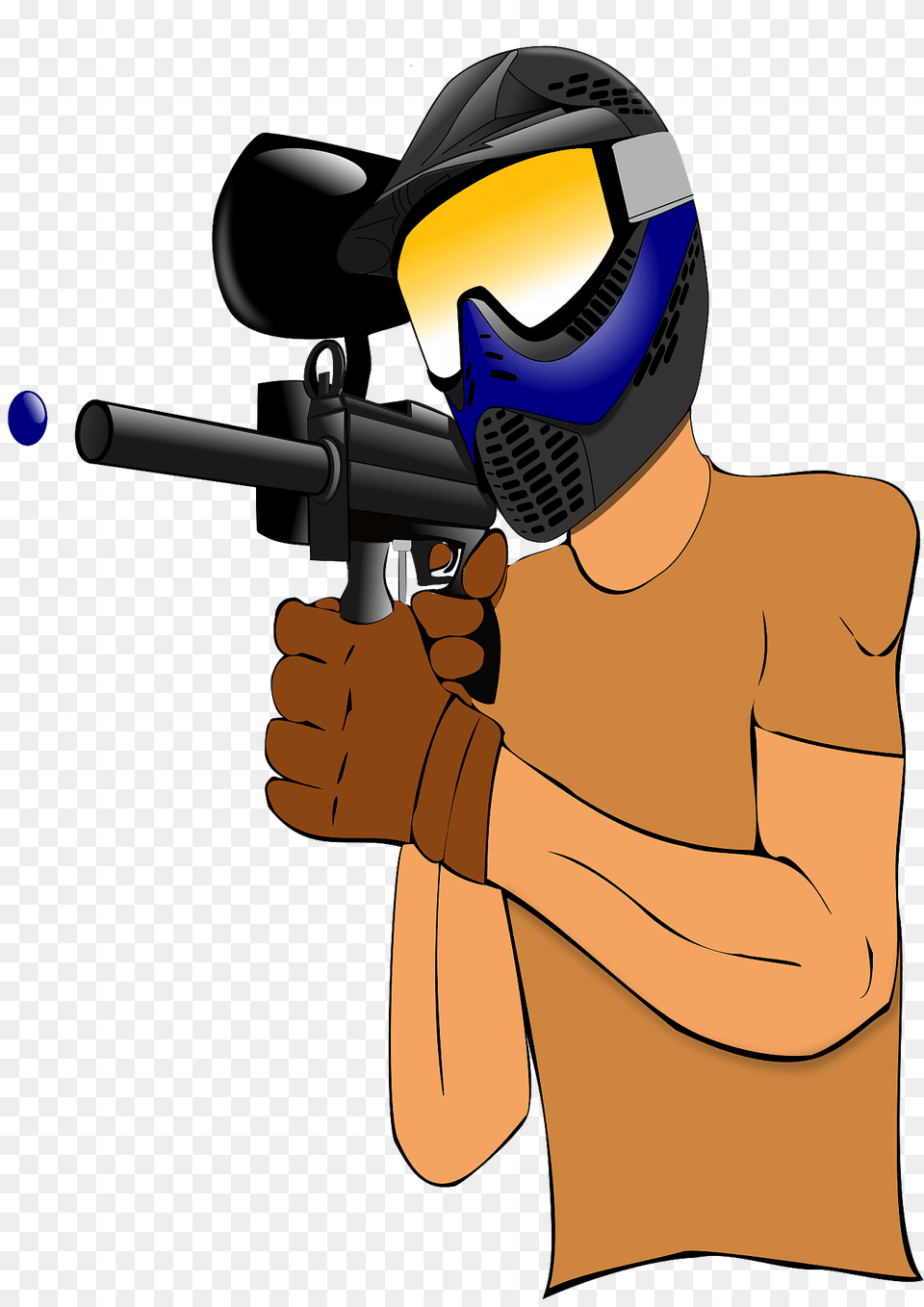 Paintball Player Clipart, Person Free Png Download