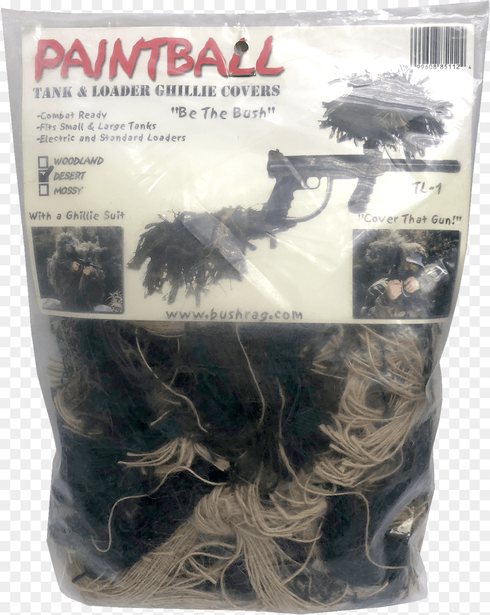 Paintball Tank Amp Loader Ghillie Covers Paintball Tank, Bag, Adult, Female, Person Free Png Download