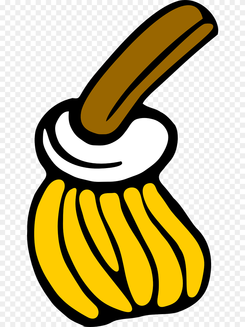 Paintbrush, Banana, Food, Fruit, Plant Free Png