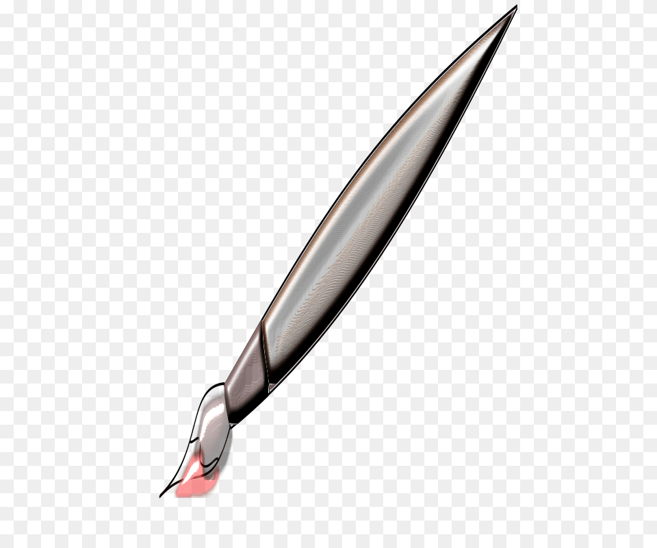 Paintbrush Clipart Outline, Blade, Dagger, Knife, Weapon Free Png Download