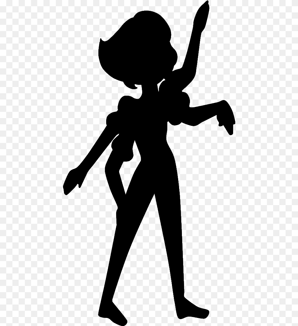 Paintbrush Clipart Silhouette Steven Universe Fusion Silhouettes, Person Free Png Download