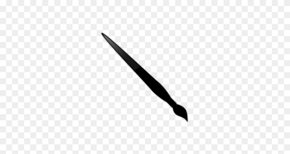Paintbrush Paint Brush Clip Art Black And White, Triangle Free Transparent Png