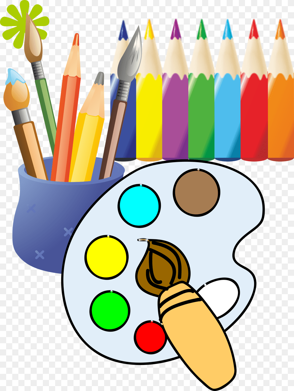 Paintbrush Painting Drawing Tools Illustration Painting And Drawing Clipart, Paint Container, Palette Png