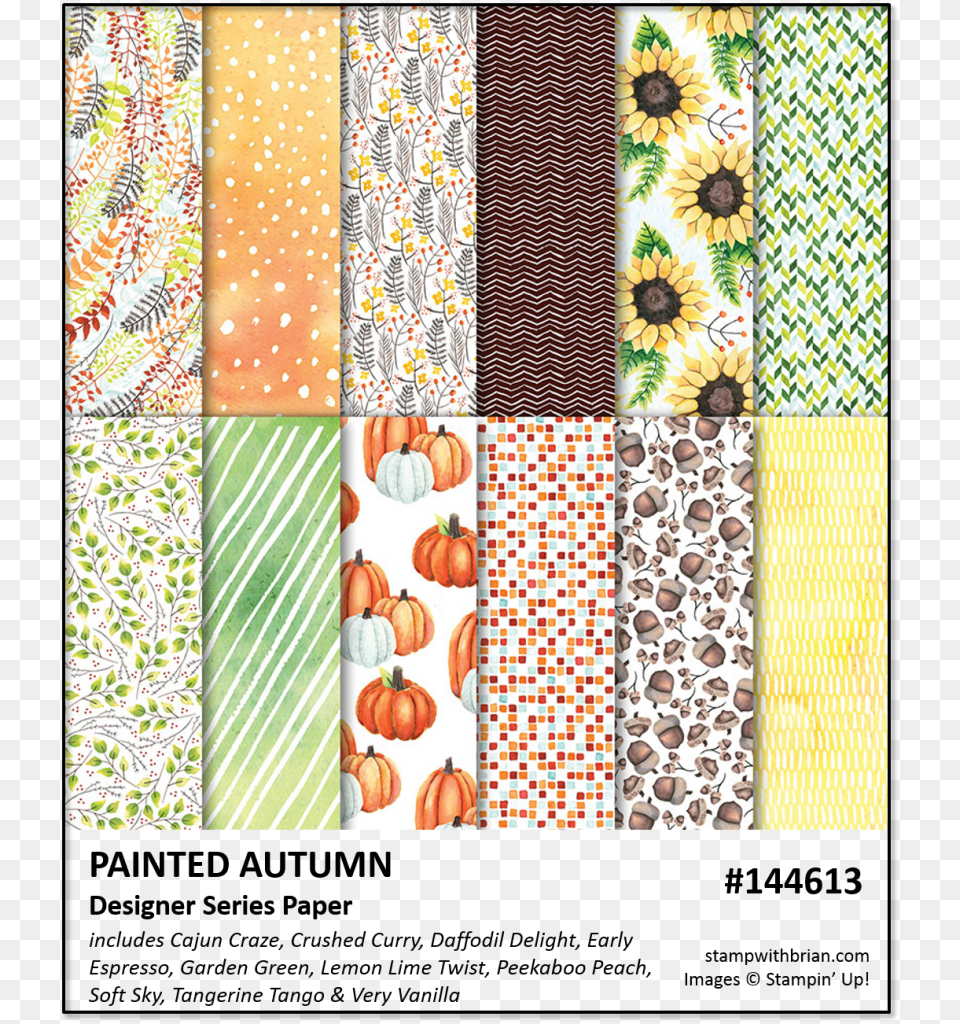 Painted Autumn Stampin Rubber Stamping, Quilt, Pattern, Home Decor, Patchwork Free Transparent Png