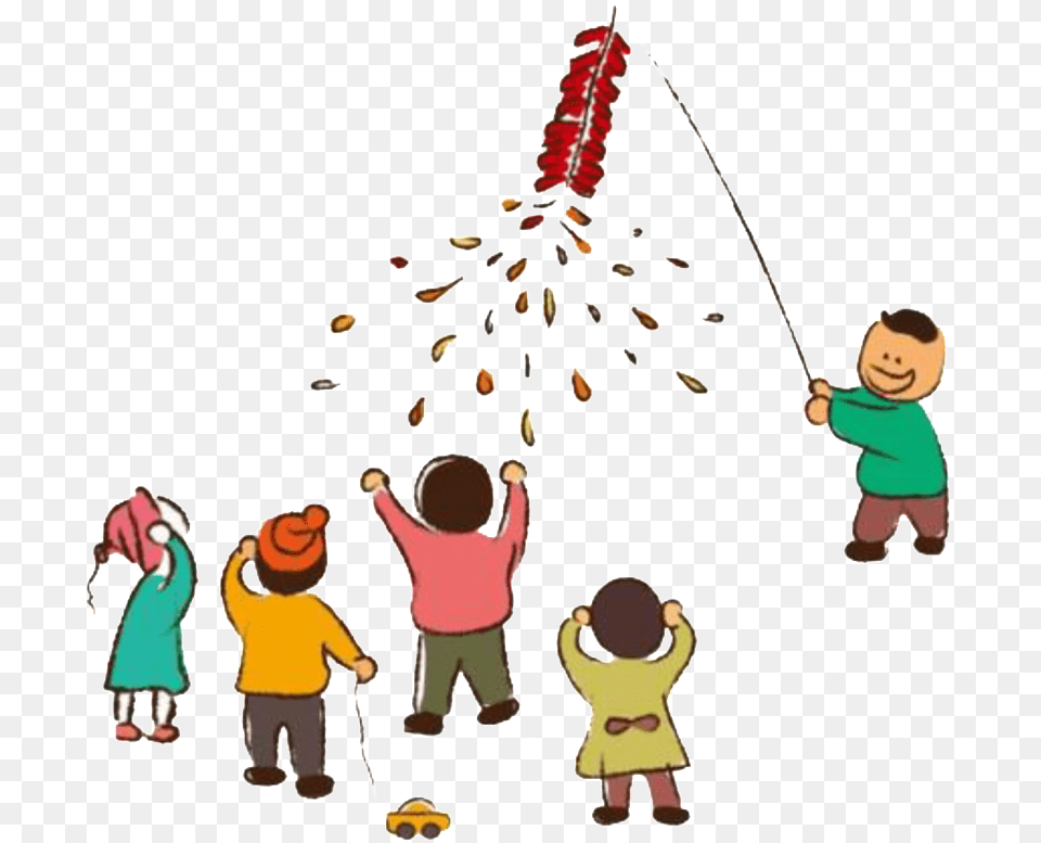 Painted Chinese New Year Firecracker, Baby, Person, Boy, Child Free Transparent Png