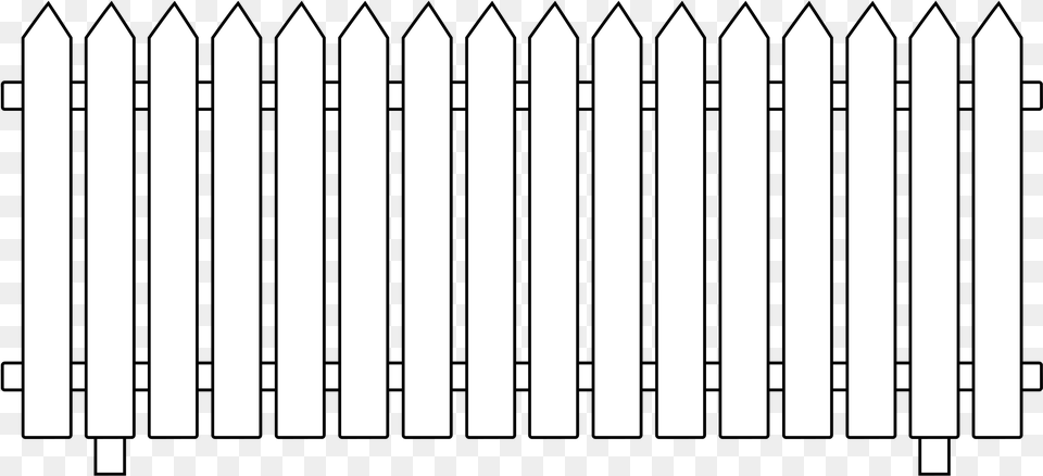 Painted Fence Cliparts White Picket Fence Clipart, Gate Free Transparent Png