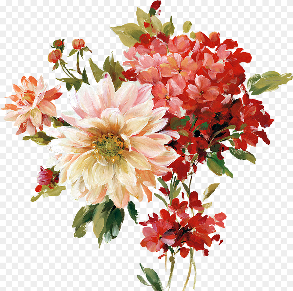 Painted Flower Picture Flowers, Plant, Petal, Flower Bouquet, Flower Arrangement Png