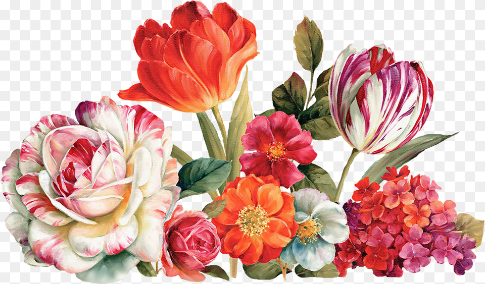 Painted Flowers Picture Flower Painted, Art, Plant, Petal, Pattern Free Transparent Png
