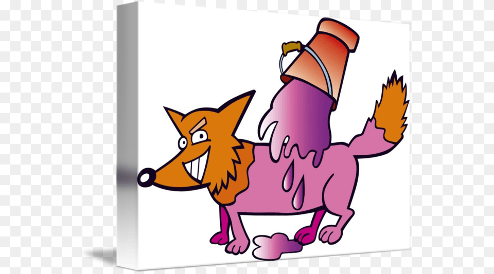 Painted Fox By Igor Cartoon, Dynamite, Weapon, Animal, Cat Free Png Download