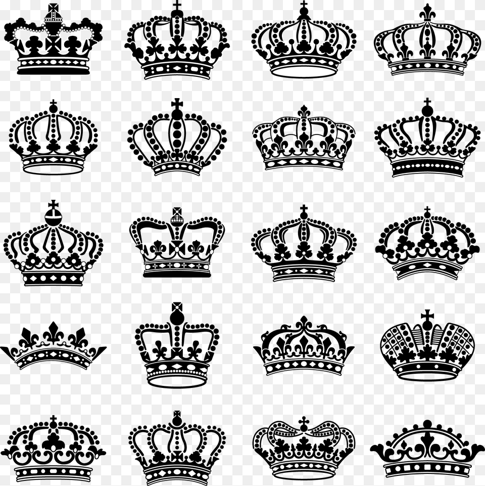 Painted Tiara Black Crown Hand File Hd Clipart Queen Crown Vector, Accessories, Jewelry Png Image