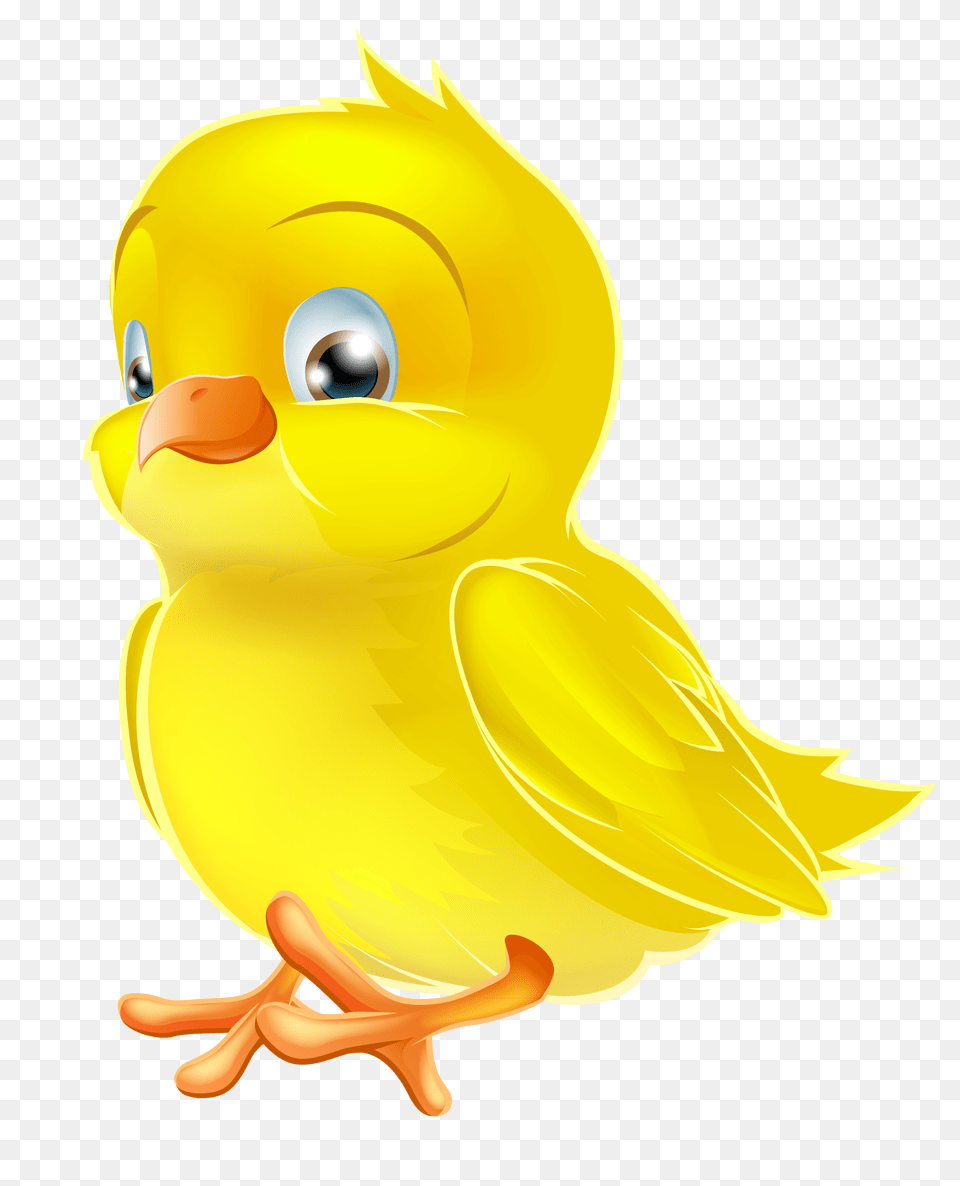 Painted Yellow Easter Chick Clipart Gallery, Animal, Bird, Nature, Outdoors Png