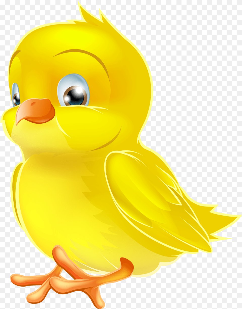 Painted Yellow Easter Chick Clipart Picture Duck, Animal, Bird, Baby, Person Free Png