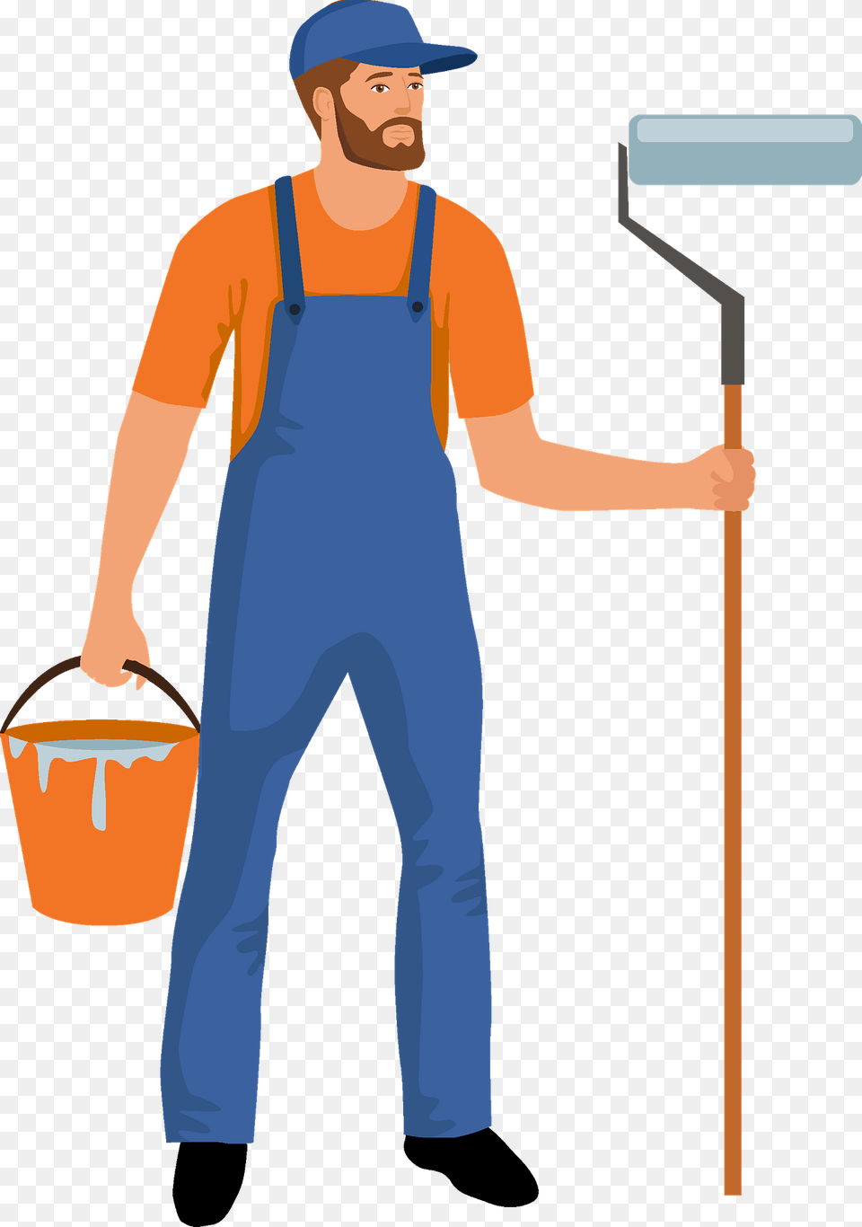 Painter Clipart, Adult, Person, Man, Male Free Png