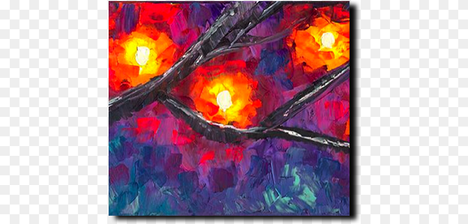 Painting, Art, Canvas, Modern Art, Purple Png Image