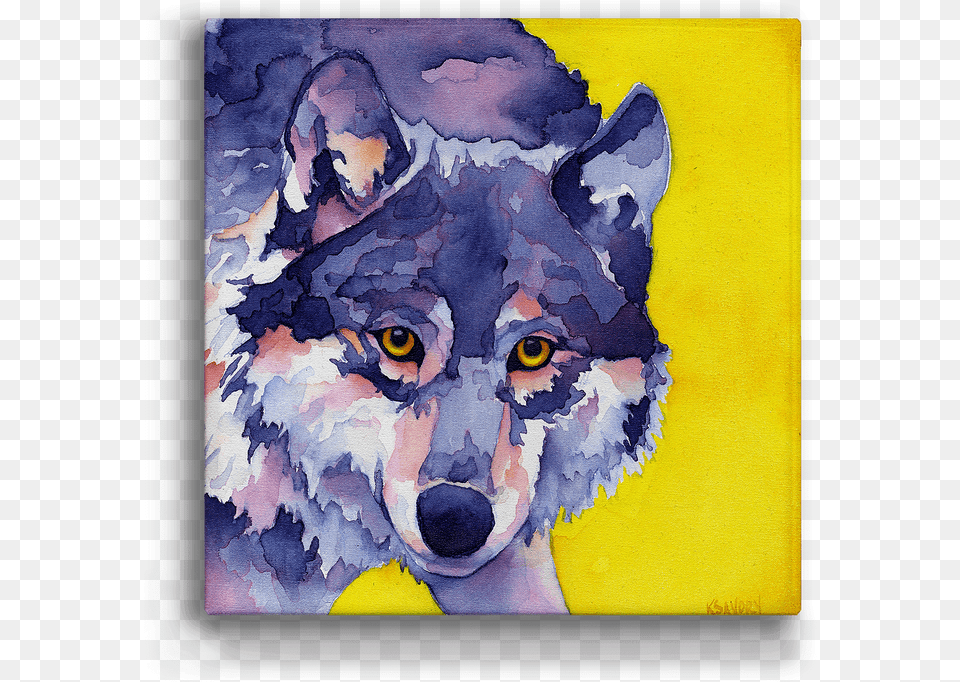 Painting, Animal, Mammal, Wolf, Baby Free Transparent Png