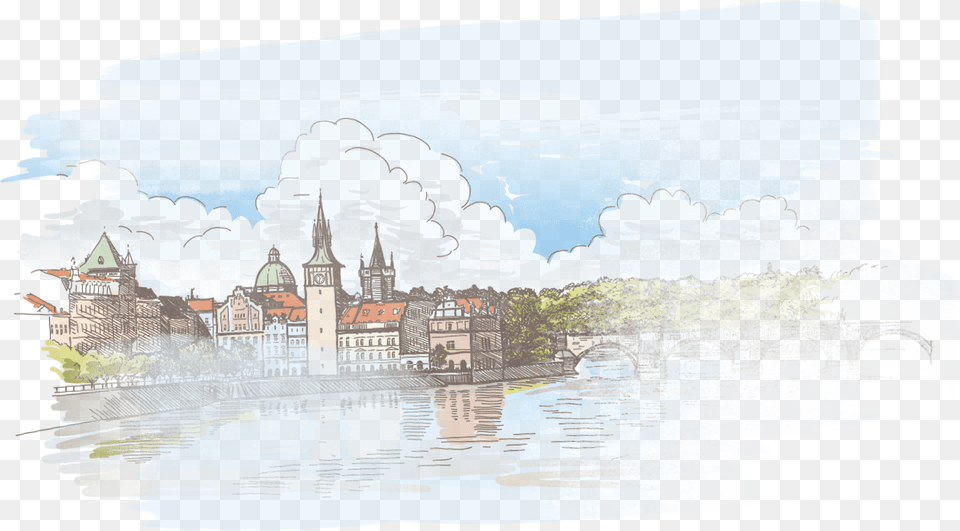 Painting, Architecture, Tower, Building, Spire Free Png Download