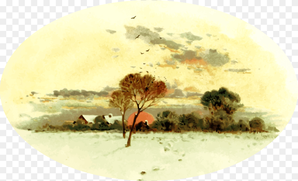 Painting, Outdoors, Art, Field, Grassland Free Transparent Png