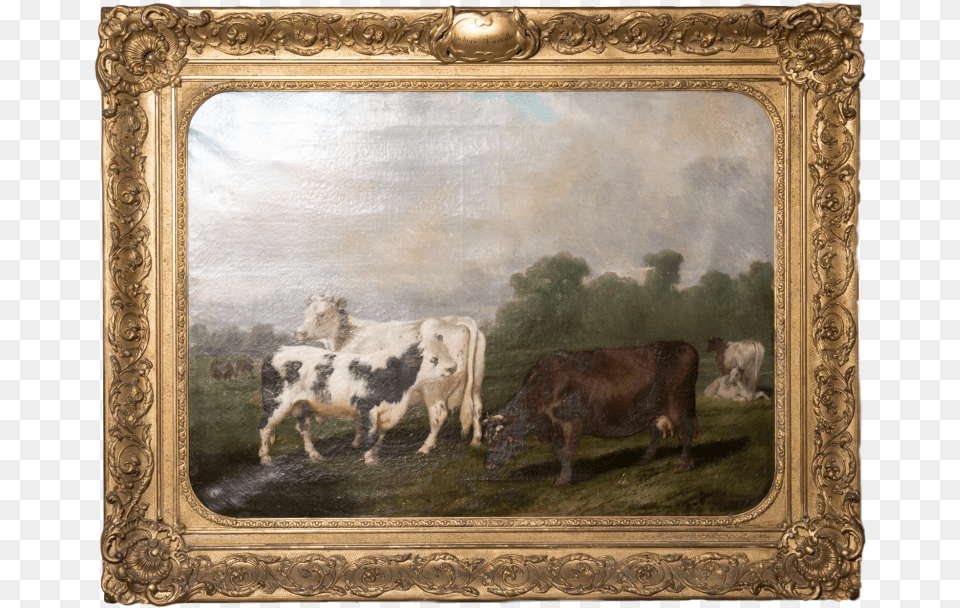 Painting, Animal, Art, Cattle, Cow Png