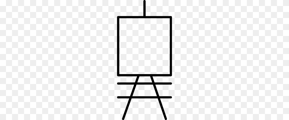 Painting Canvas On An Art Stand Free Vectors Logos Icons, Gray Png Image