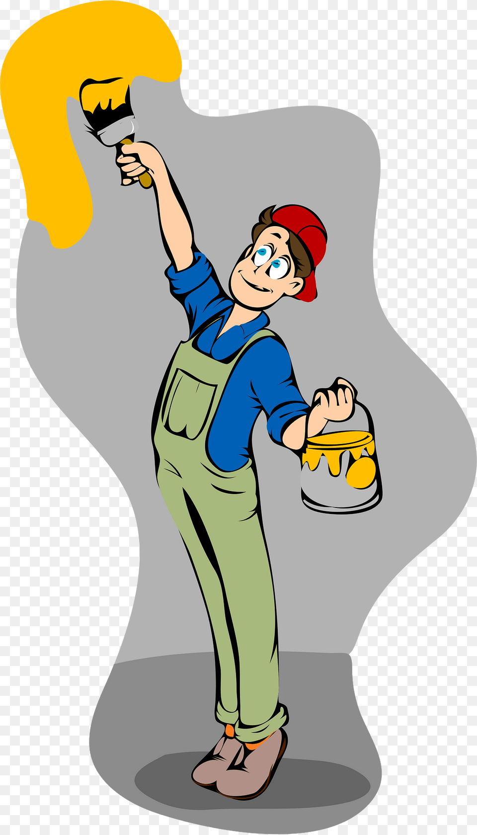 Painting Clipart, Cleaning, Person, Face, Head Free Transparent Png