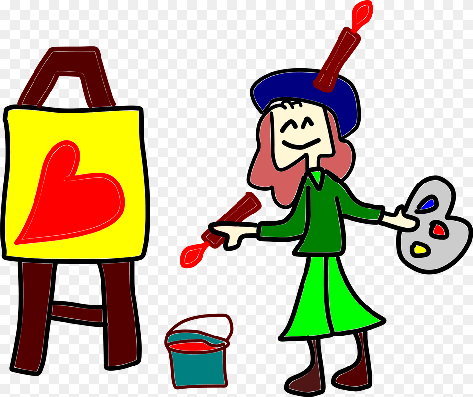Painting Clipart Cartoon Person Hobbies Flashcards En Ingles, Performer, Face, Head, Juggling Free Png Download