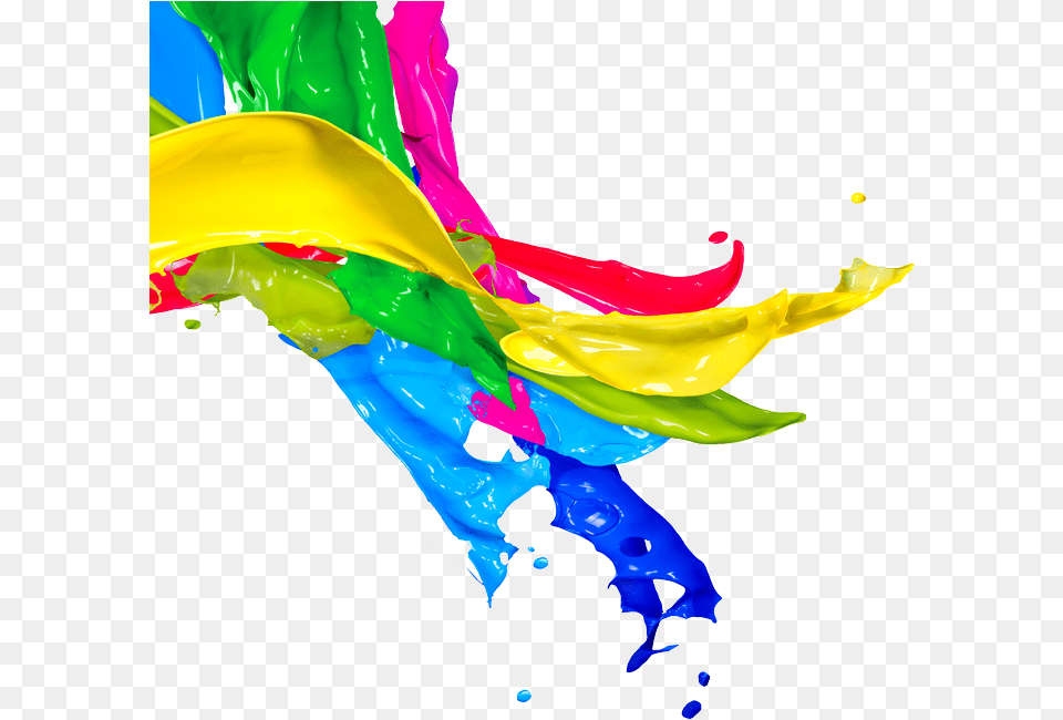 Painting Clipart Colorful Paint Colour Paint Splash, Art, Graphics, Animal, Fish Png Image