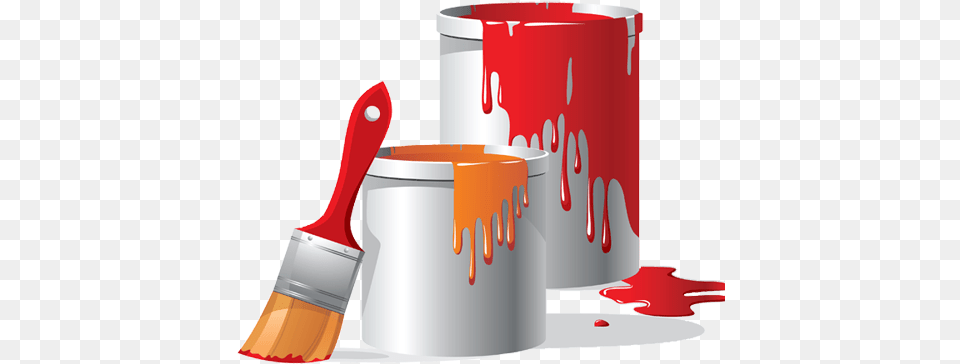 Painting Clipart Paint Box Paint Bucket, Paint Container, Brush, Device, Tool Free Png