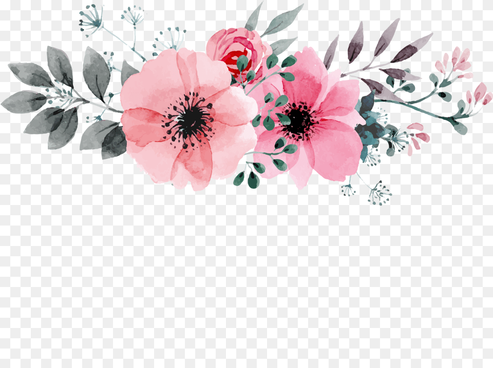 Painting Flower Drawing Floral Design Hand Drawn Painted Flowers, Art, Floral Design, Graphics, Pattern Free Transparent Png