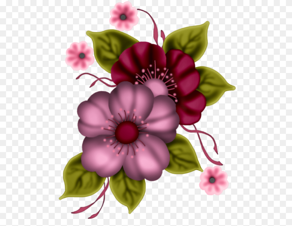Painting Flowerseverything, Anemone, Flower, Geranium, Plant Free Png