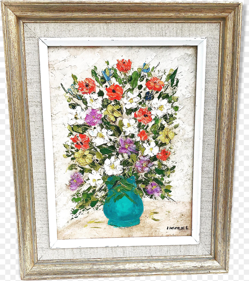 Painting Has Oil Framed Bouquet Of Flowersquotsrcquothttps Bouquet, Art, Pattern, Flower, Plant Free Png Download