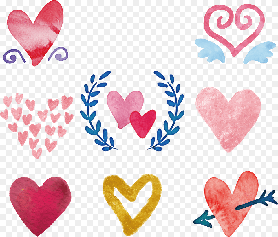 Painting Heart Drawing Watercolor Love Png Image